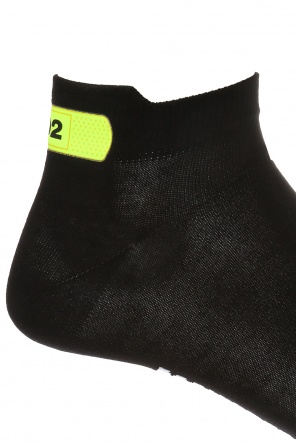 Logo-embroidered no-show socks, zdjęcie 2 Logo-embroidered no-show socks od Dsquared2